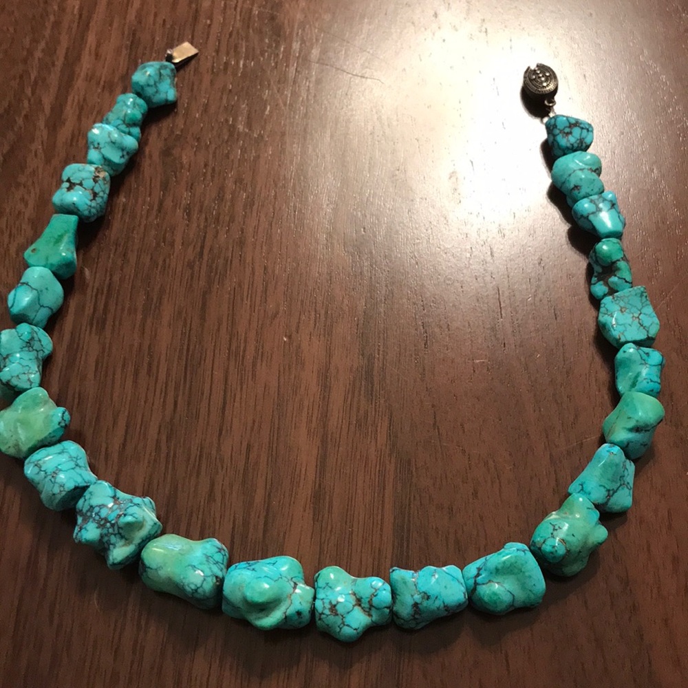 Necklace with real gems !